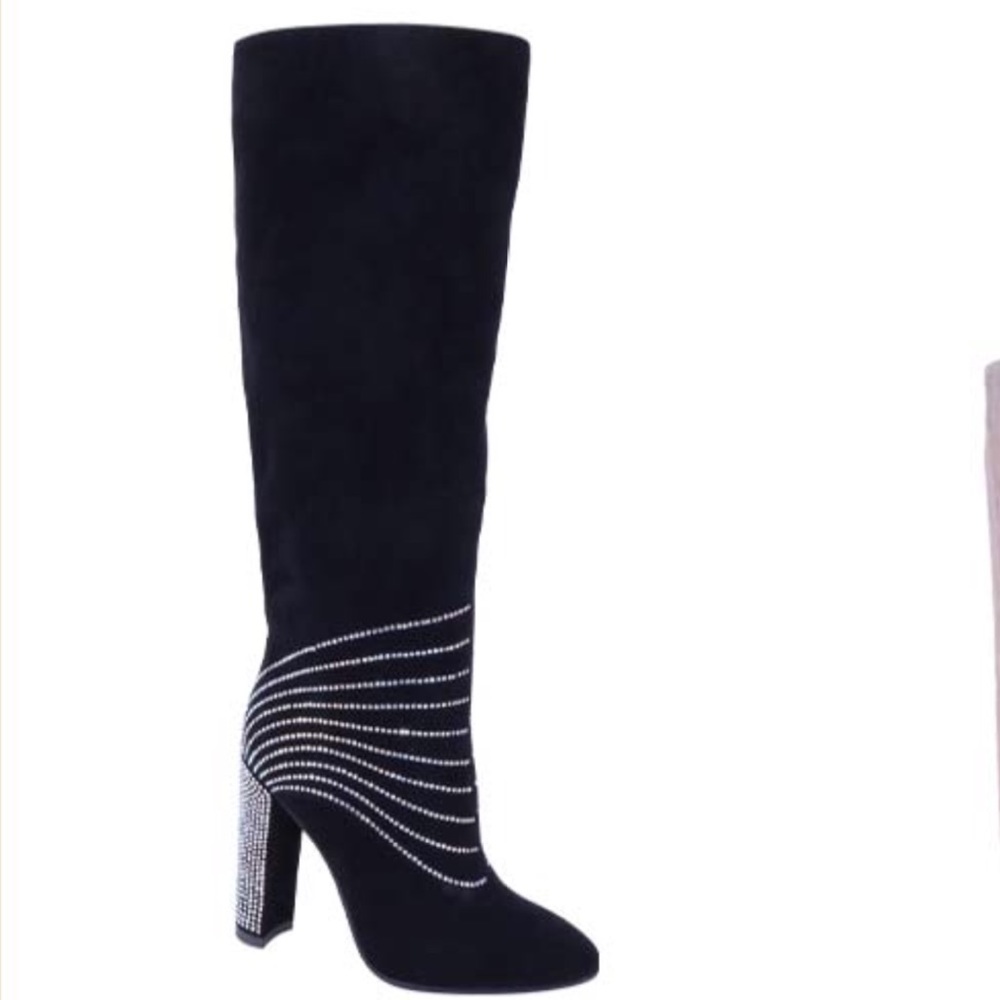 RESTOCK! City Classified Black Kitten Heel Mule - Picture 5 of 8